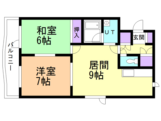 ガーネットの間取り