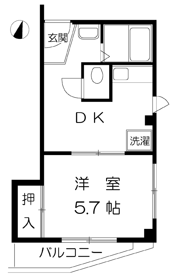 松下ビルの間取り