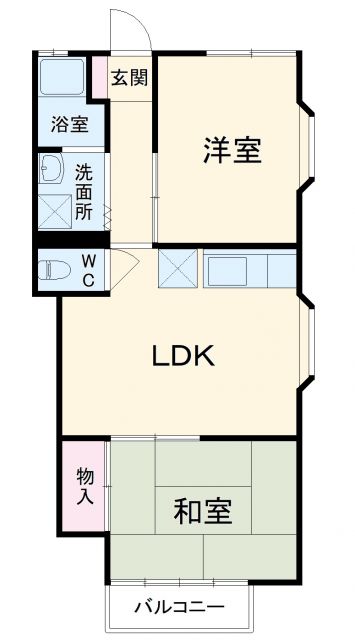 サンワハイツの間取り