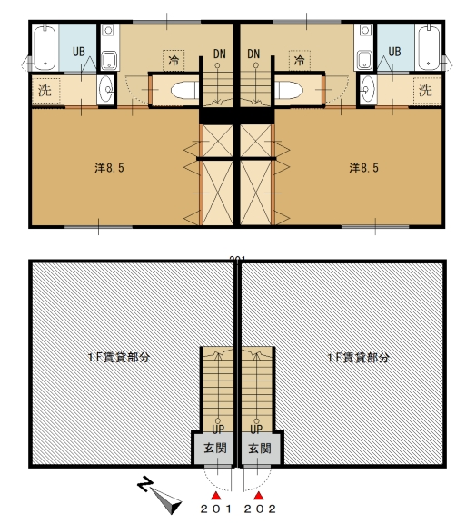 パームス青山台の間取り