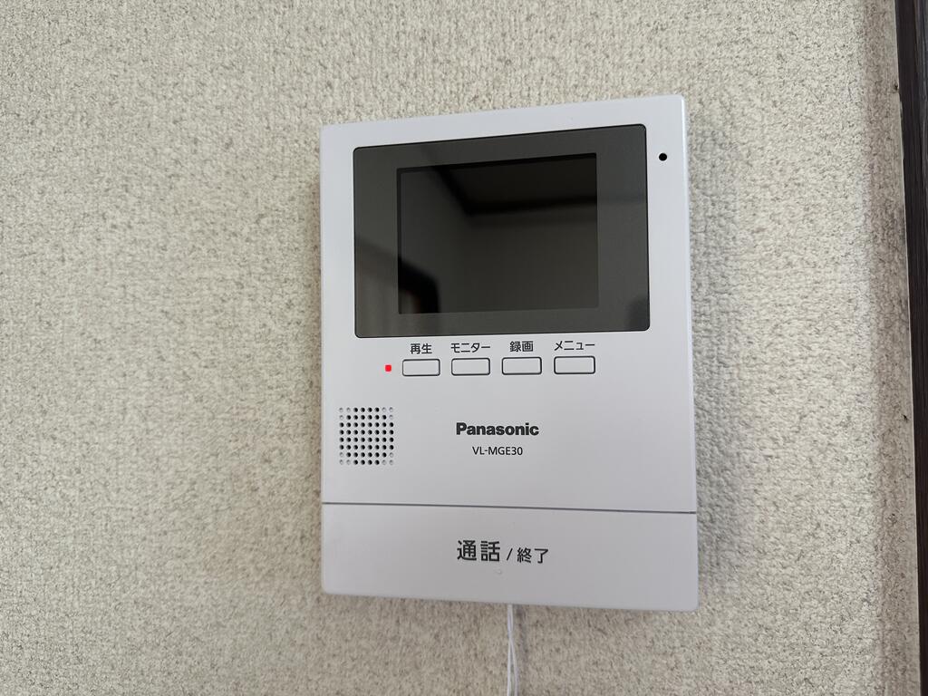 セキュリティ　モニター付きドアホン