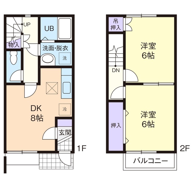 ラポールＩＷＡＩの間取り