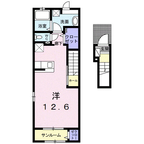 ベルカーサの間取り