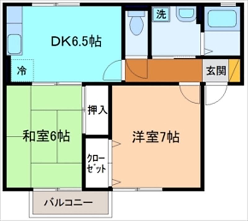 セジュールアミスターの間取り