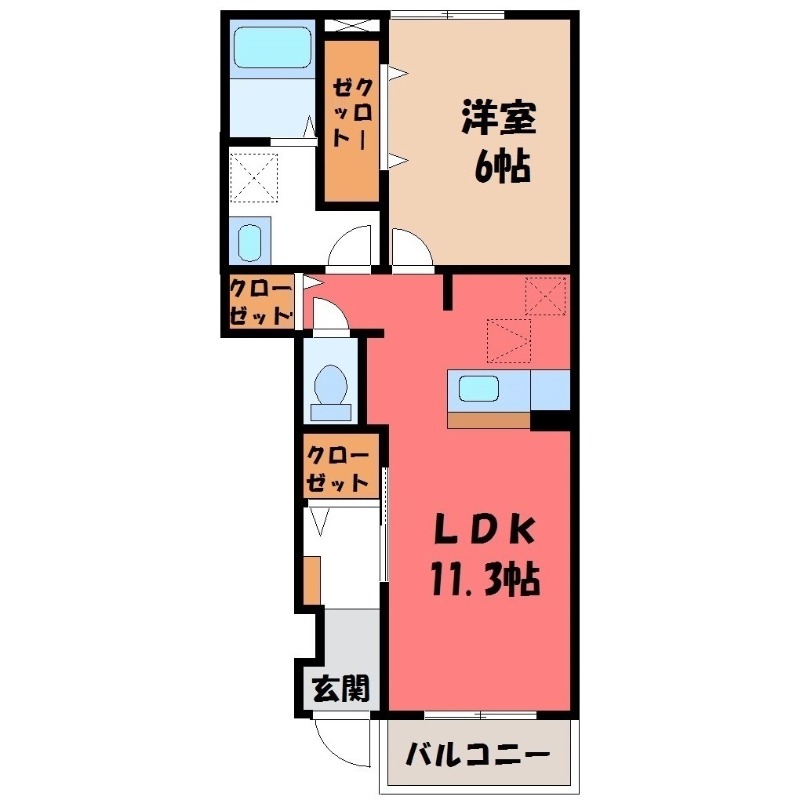 ラフレシールの間取り