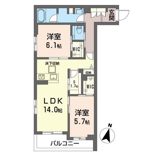 ポワールの間取り写真