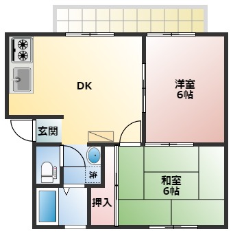 サンシティ藤並Ａの間取り