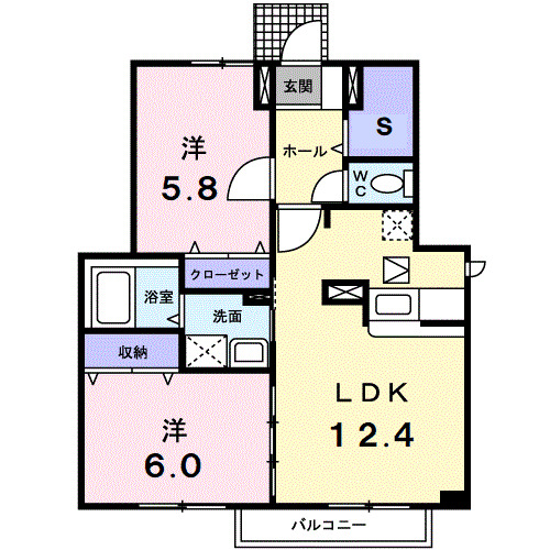 ドリーム・２１　Ｂ棟の間取り