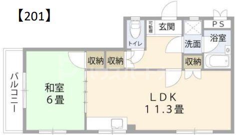 さいたま市大宮区三橋のマンションの間取り