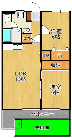 ふぁみーる志徳の間取り