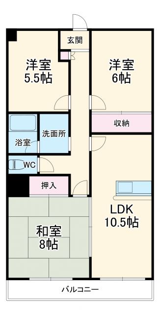 【アルカディア長久手の間取り】