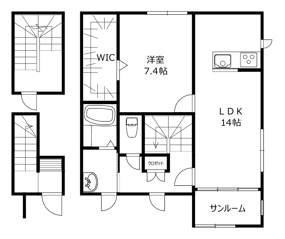 アメージングの間取り