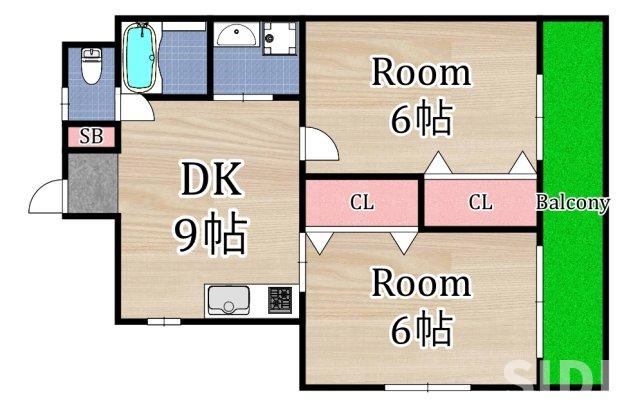 セットラフィーネ新森の間取り