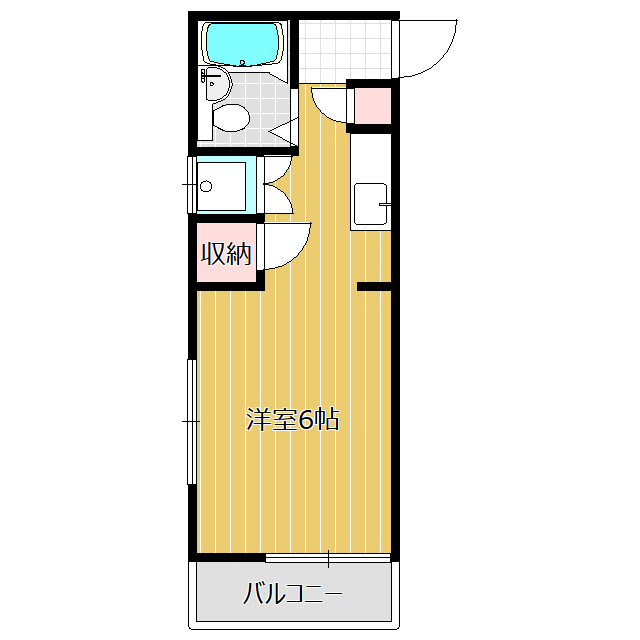 メイプル安東の間取り