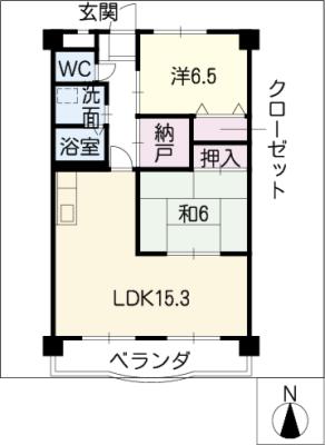 プレステージ２７の間取り