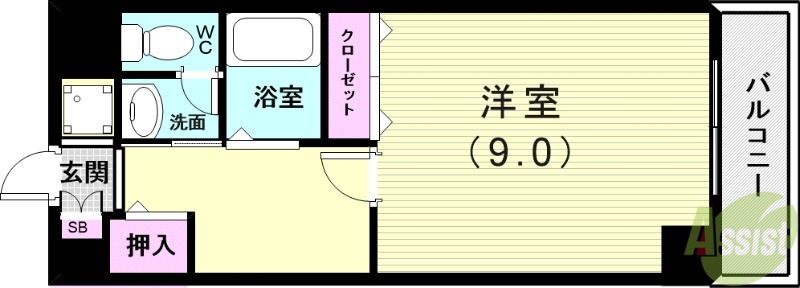 ラッフィナート有瀬の間取り