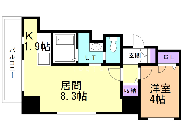 ＰＲＩＭＥ　ＵＲＢＡＮ大通東の間取り