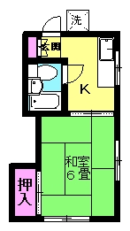 福寿荘の間取り