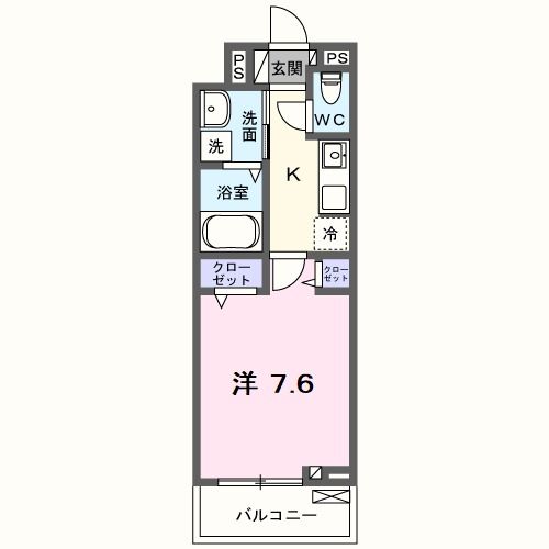 名張市平尾のアパートの間取り