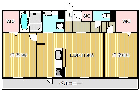 FIORE VERDEの間取り