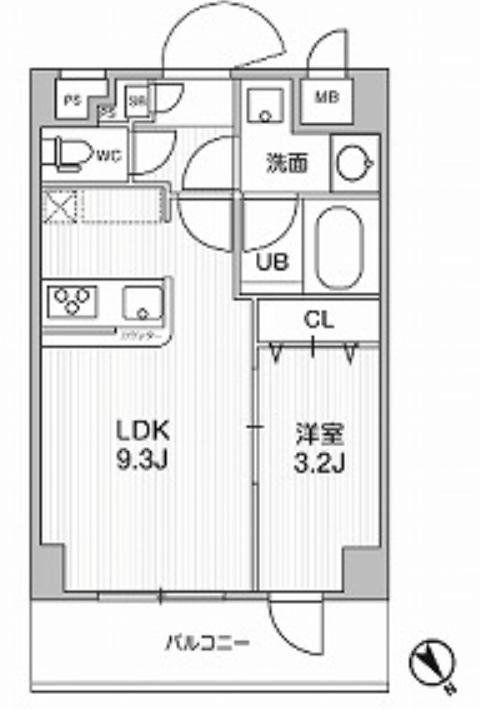 【ドゥーエ曳舟の間取り】