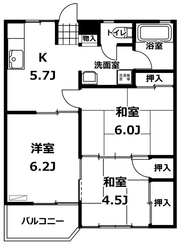 サンロイヤルの間取り