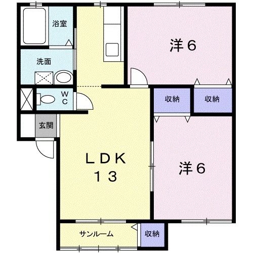 クレストール２４Ａの間取り