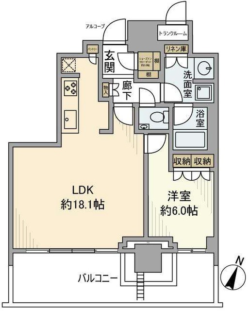 ザ・コート神宮外苑の間取り