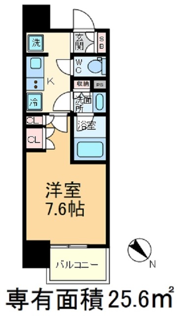 ルフォンプログレ滝野川の間取り