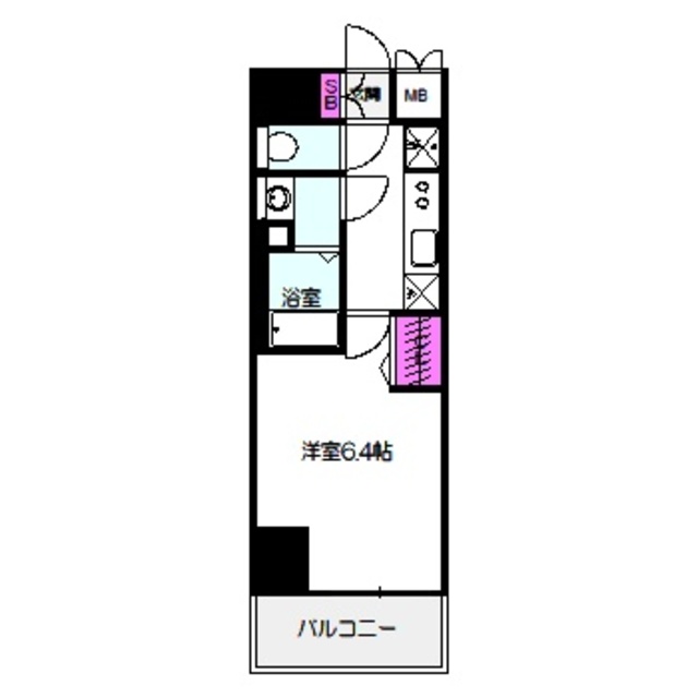 プレサンス桜ノ宮イーサリアルの間取り