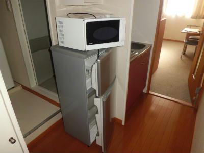 その他　冷蔵庫と電子レンジ。