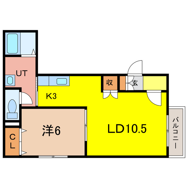 ハスコリオ東光IIIの間取り