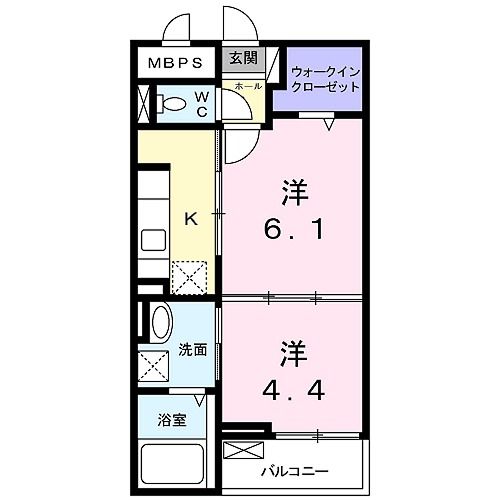 ｓｃｈｏｎｅ小町の間取り