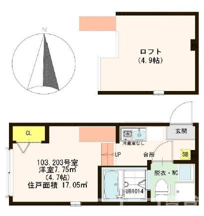 ハーモニーテラス西加平の間取り