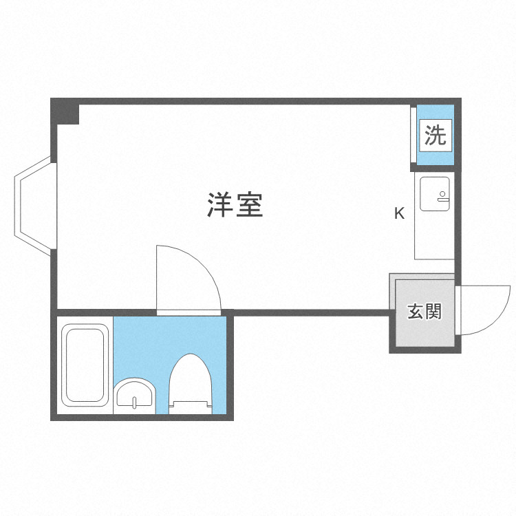 ノアーズアーク北堀江の間取り