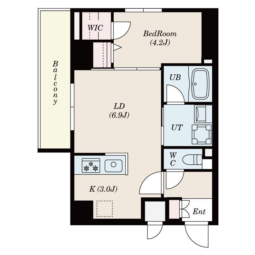 S-RESIDENCE大森bresaの間取り