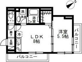 仮称)調布市上石原1丁目新築工事の間取り