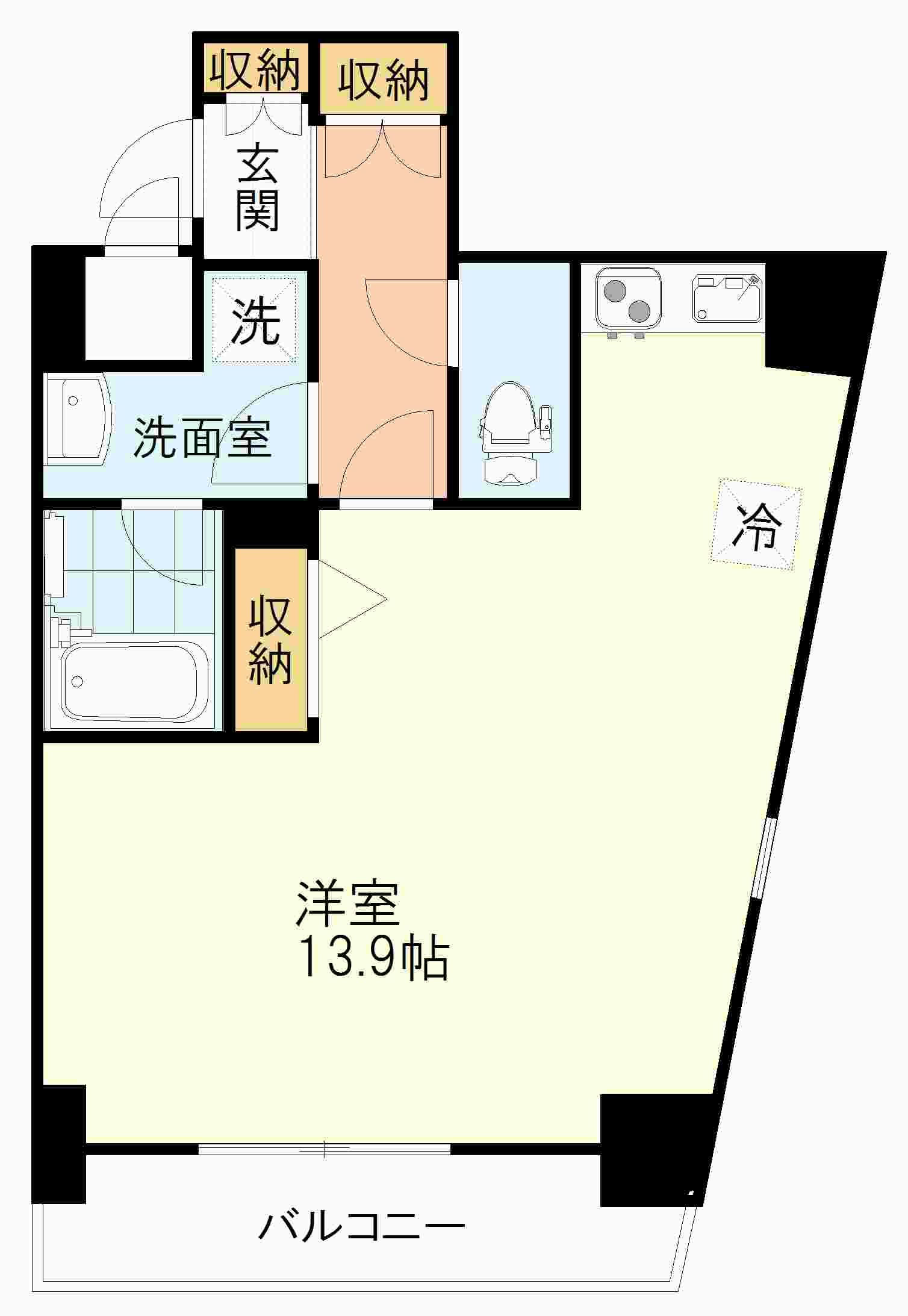 シャルマン三鷹の間取り