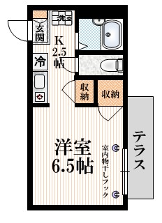 カーサ・富ヶ谷の間取り