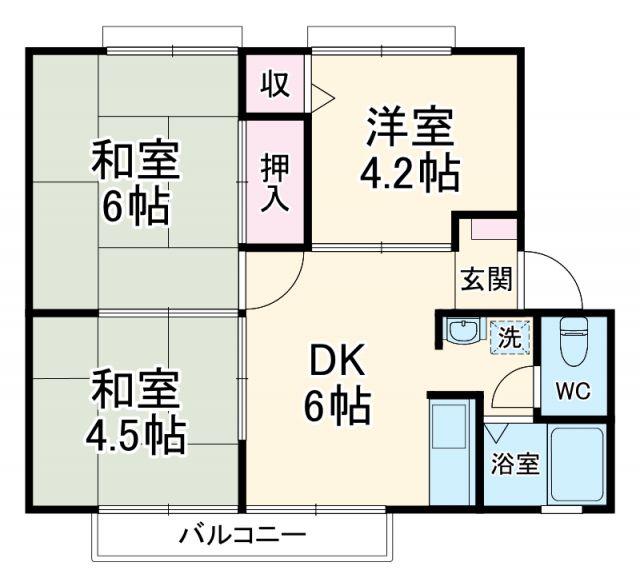 メゾンコージIIの間取り