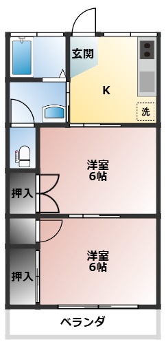 サンハイツの間取り