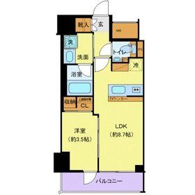 エステムプラザ赤羽アンダルシアの間取り写真