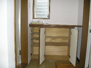 玄関　シューズボックス