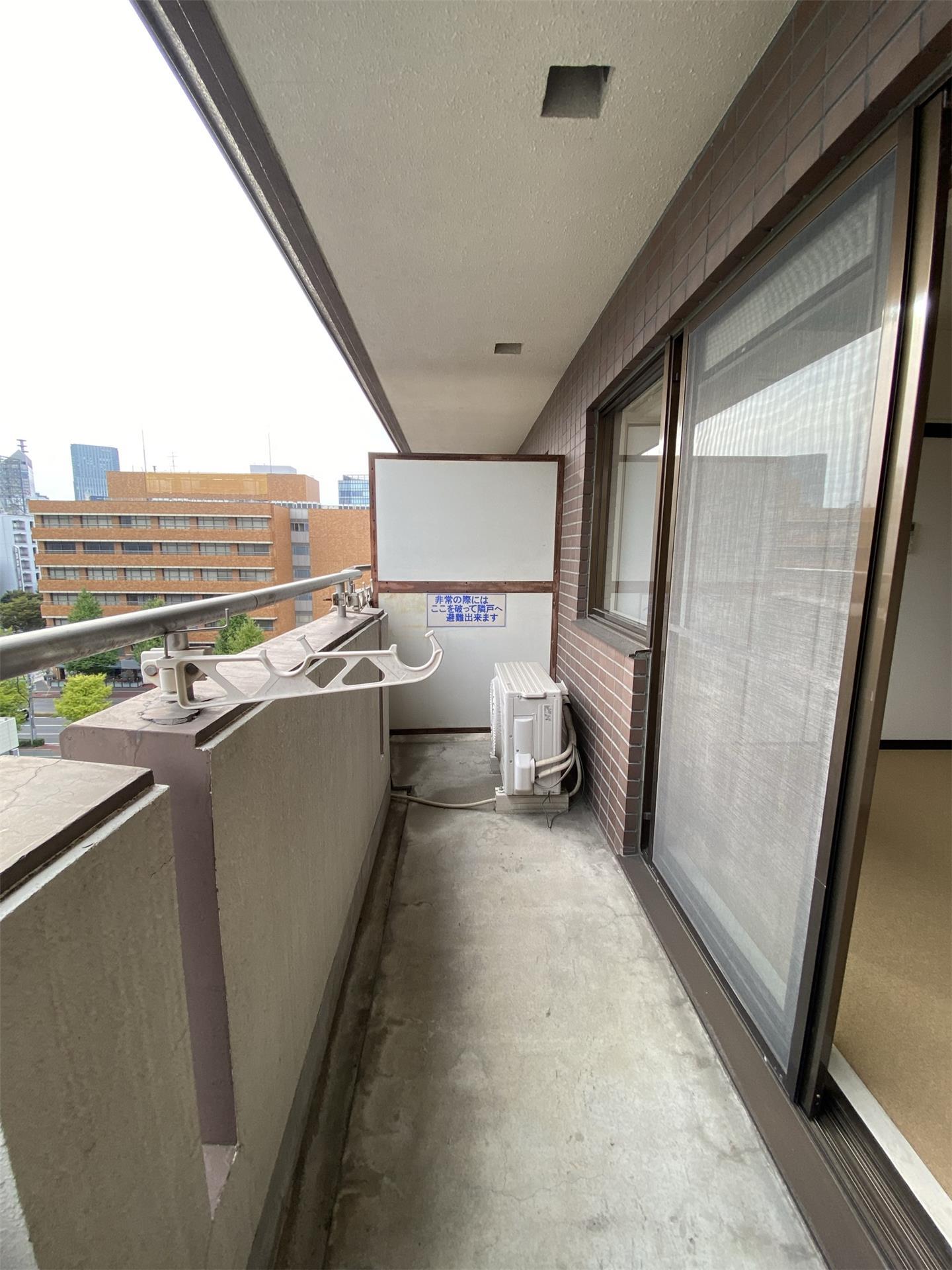 バルコニー　写真は別部屋です。