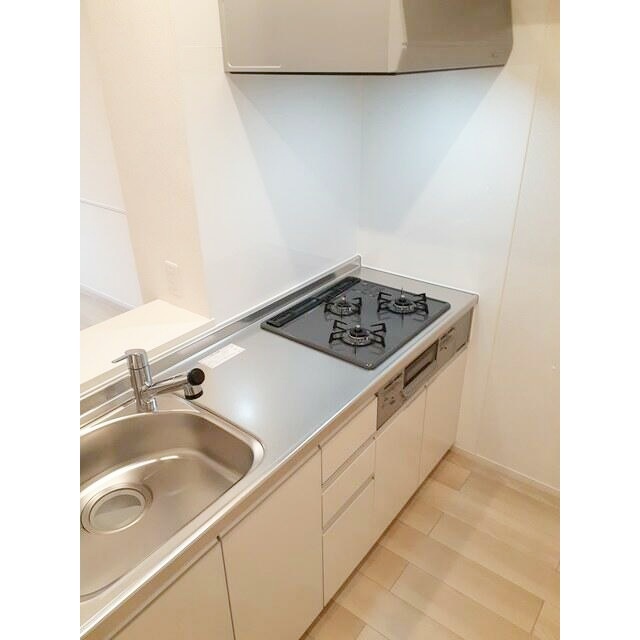 キッチン　【都市ガス♪】3口ガスコンロカウンターキッチン