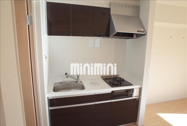 キッチン　キッチン・収納棚もついています