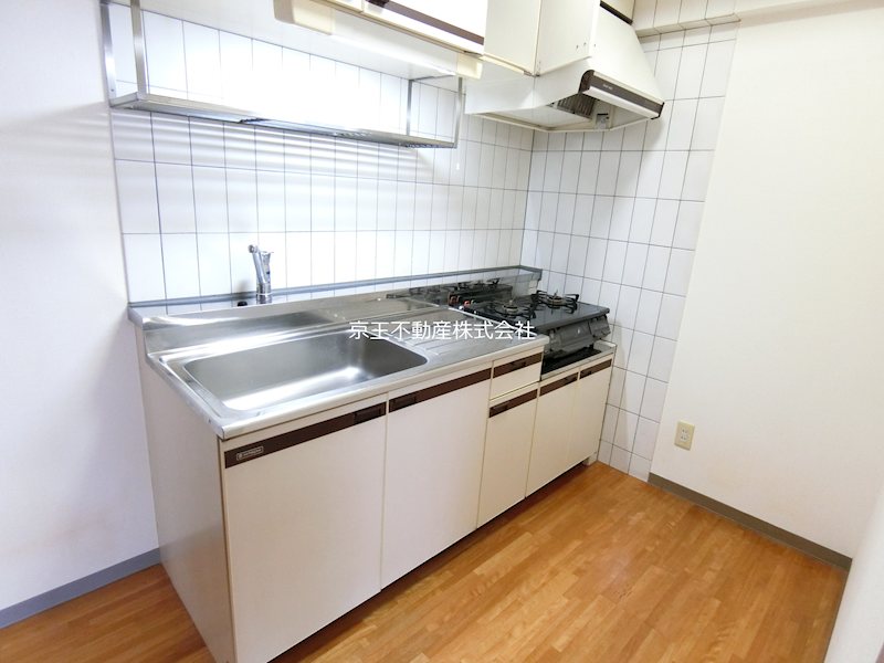 キッチン　ガスコンロ対応のキッチン