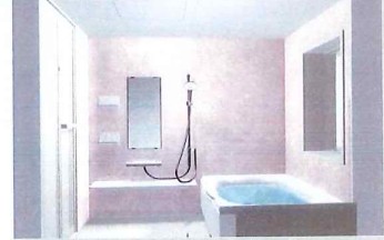 バス・シャワールーム　完成パース