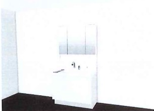 洗面設備　完成パース