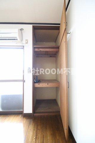 収納　たっぷりとした収納スペースです